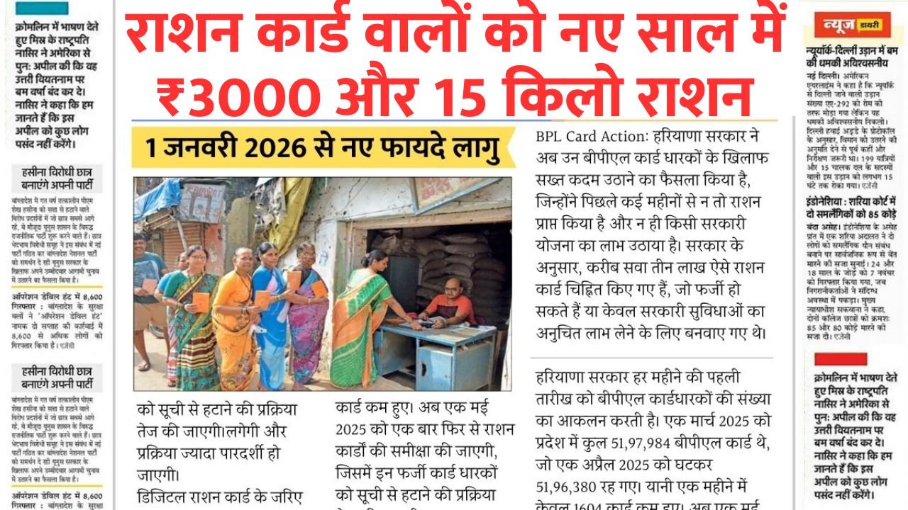 Ration Card New Rules 2026 January